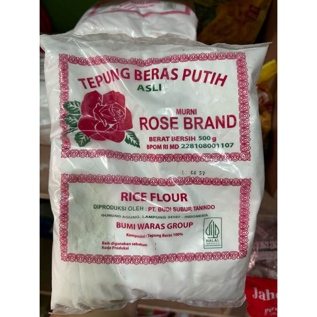 

tepung beras rose brand 500gr