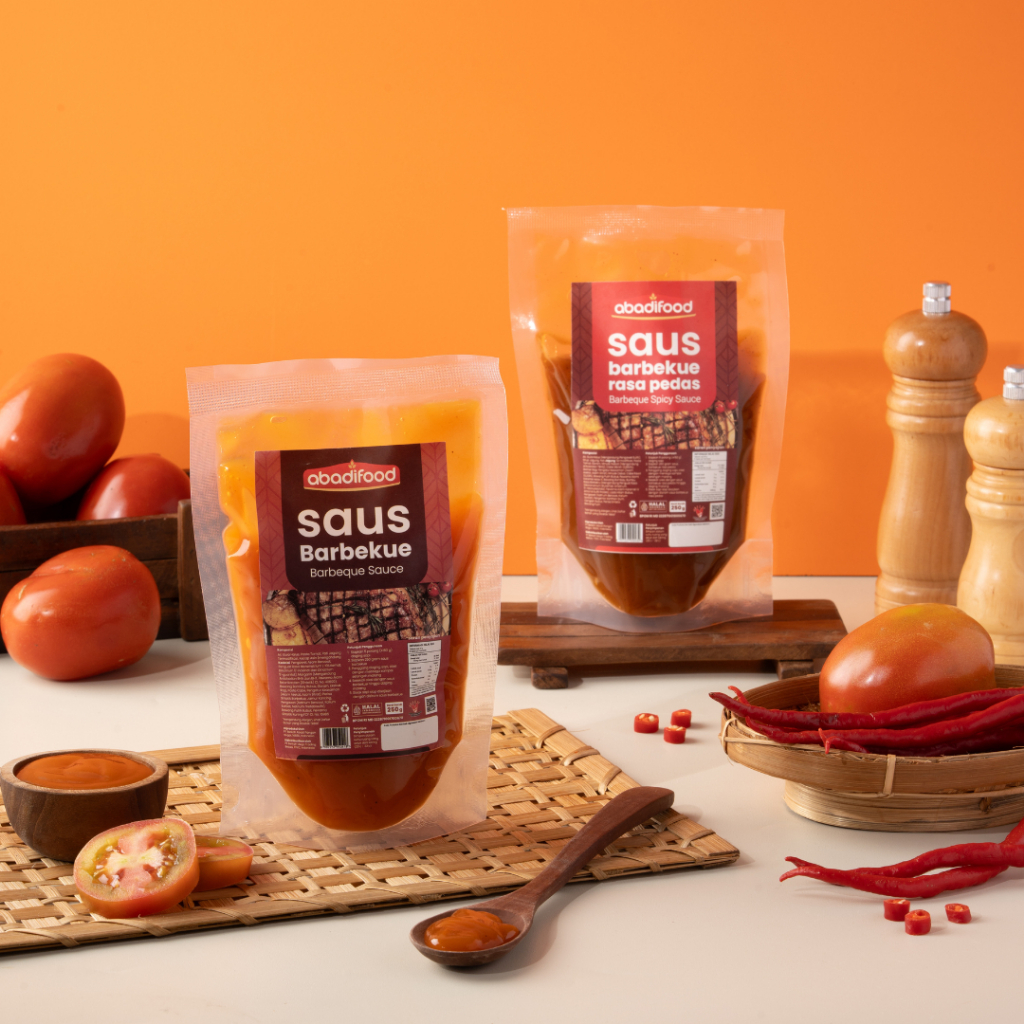 

[Paket Hemat] Bundle Saus BBQ original & BBQ Pedas AbadiFood