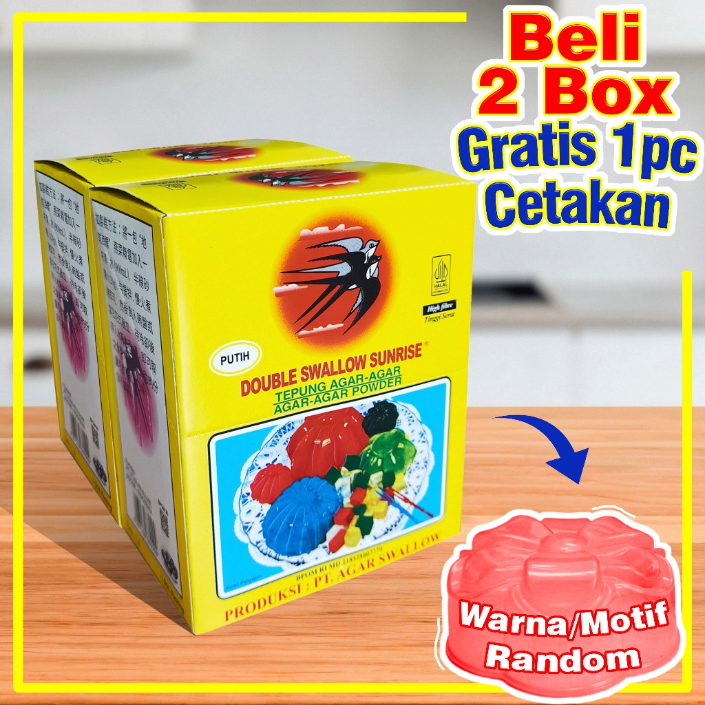 

AGAR SWALLOW SUNRISE 1 Box isi 12pcs (7gr/pcs) | PROMO SEPTEMBER selengkapnya di deskripsi