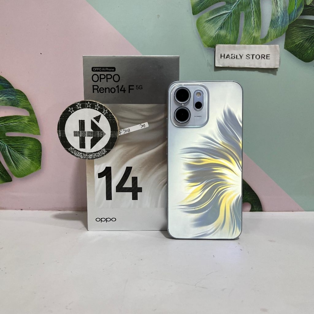 OPPO RENO 14F 5G 8/256 SECOND FULLSET
