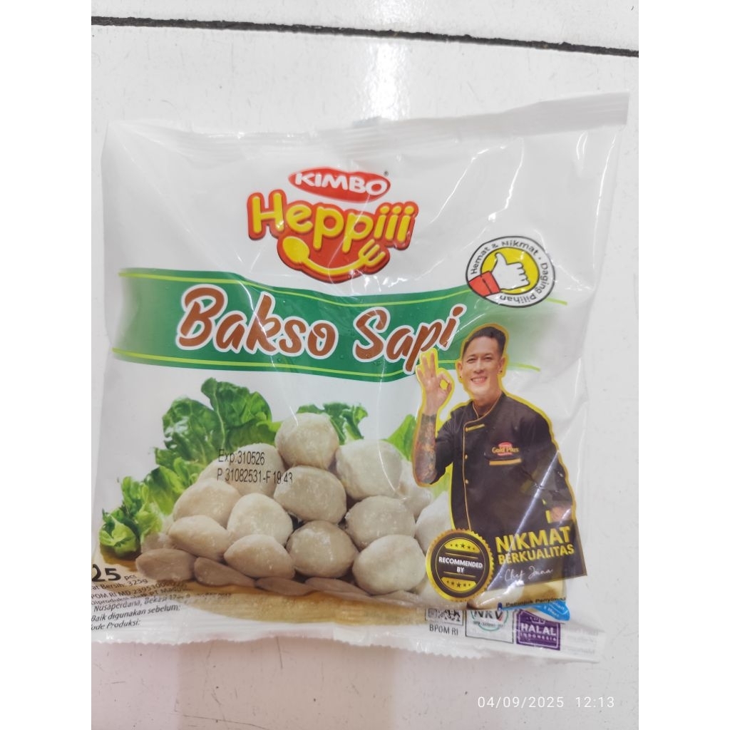 

Bakso Kimbo Hepii 25pcs 235gr