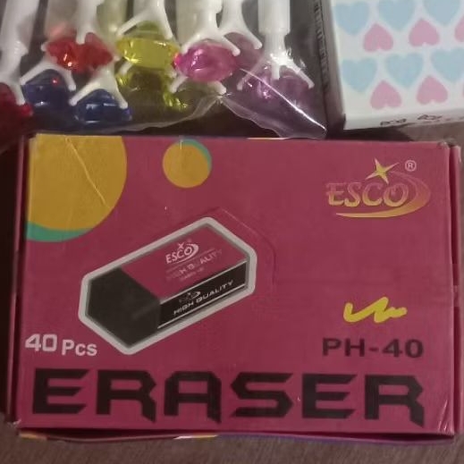 

karet penghapus esco isi 40 pcs
