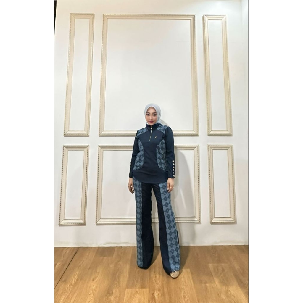 STEVANI SET VOL 2 CELANA KOREAN OUTFIT MUSLIMAH PRE ORDER PJ BY PIPIK JULIANA