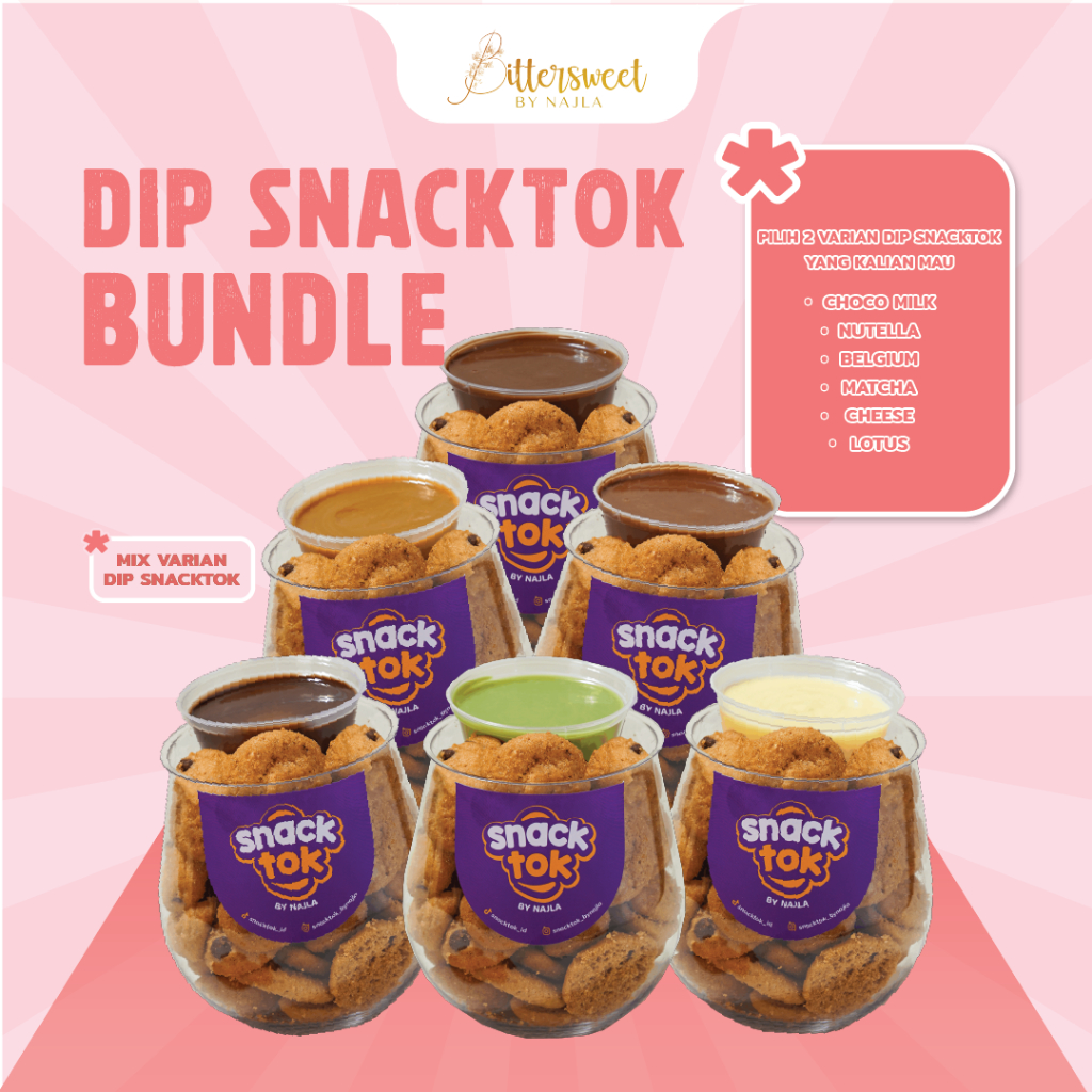 

[ FLASH SALE ] ( Buy 1 Get 1 MIX VARIAN ) DIP Snacktok [ Best Price ]