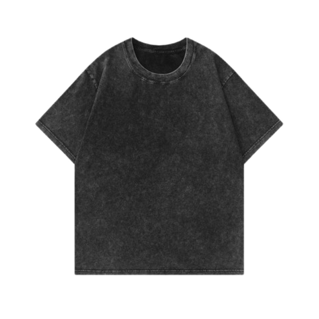 OVERSIZE Kaos Polos Washed / Kaos Polos Pria Oversize