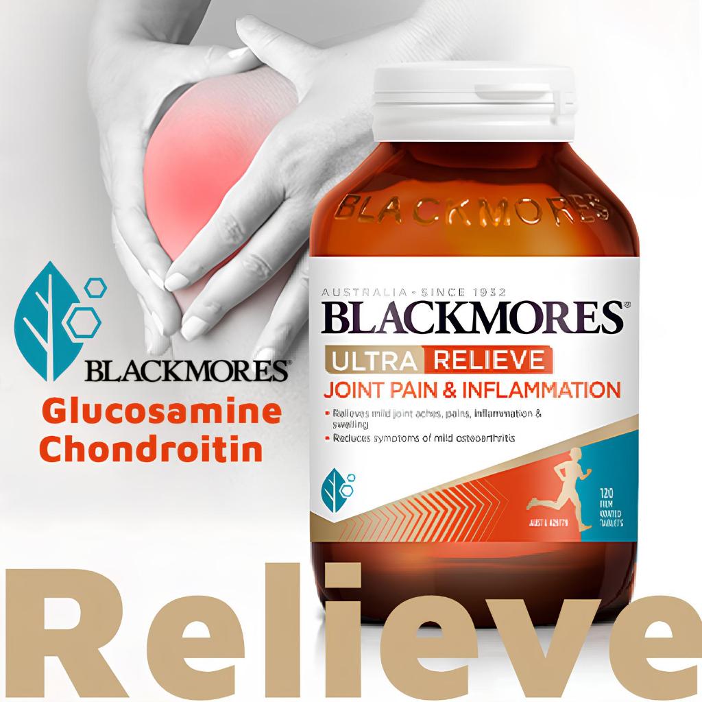 Blackmores Ultra Relieve Glucosamine Chondroitin 120 Tablets - Joint Health Supplement Relieve Joint