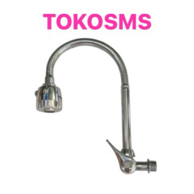 keran air cuci piring fleksibel model toto kran sink tembok angsa flexible kitchen sink