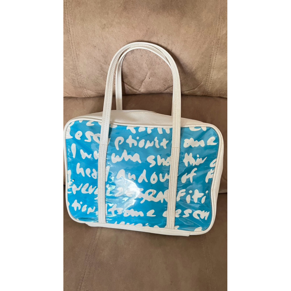 Tas Tenteng / tas ketek Preloved Second Branded FAFITi ( Size 30 x25 )