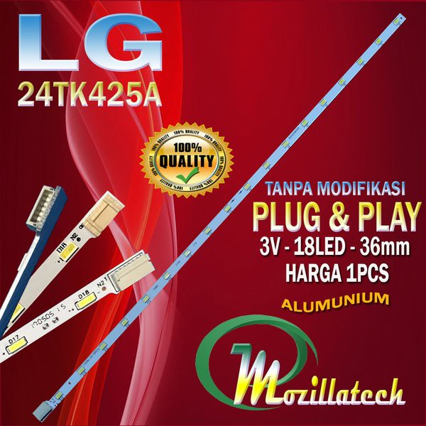 LAMPU LED BACKLIGHT LG 24TKTK425A-PT 24TKTK425A BACKLIGHT TV LG 24TKTK425A 24TKTK425A - PT