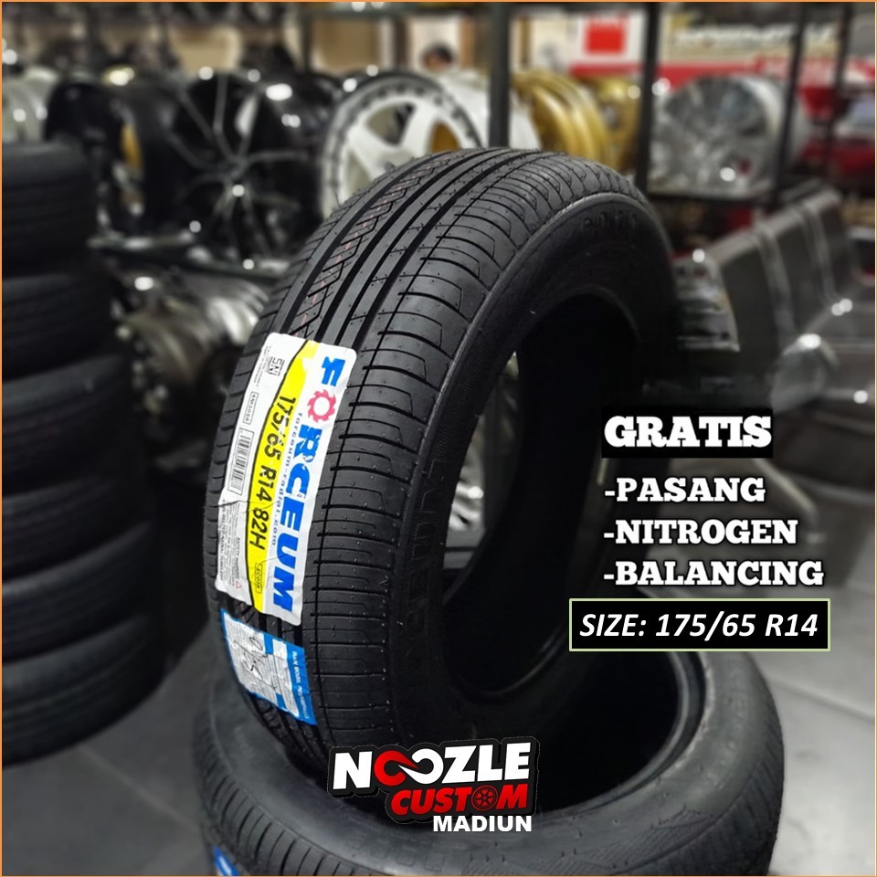 BAN MOBIL STANDAR AGYA SIGRA R14 MEREK FORCEUM 175 65 R14 BAN LUAR LOKAL