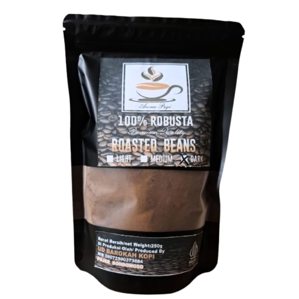 

Kopi "AROMA PAGI" Bubuk Kopi Murni 250gr (DARK)