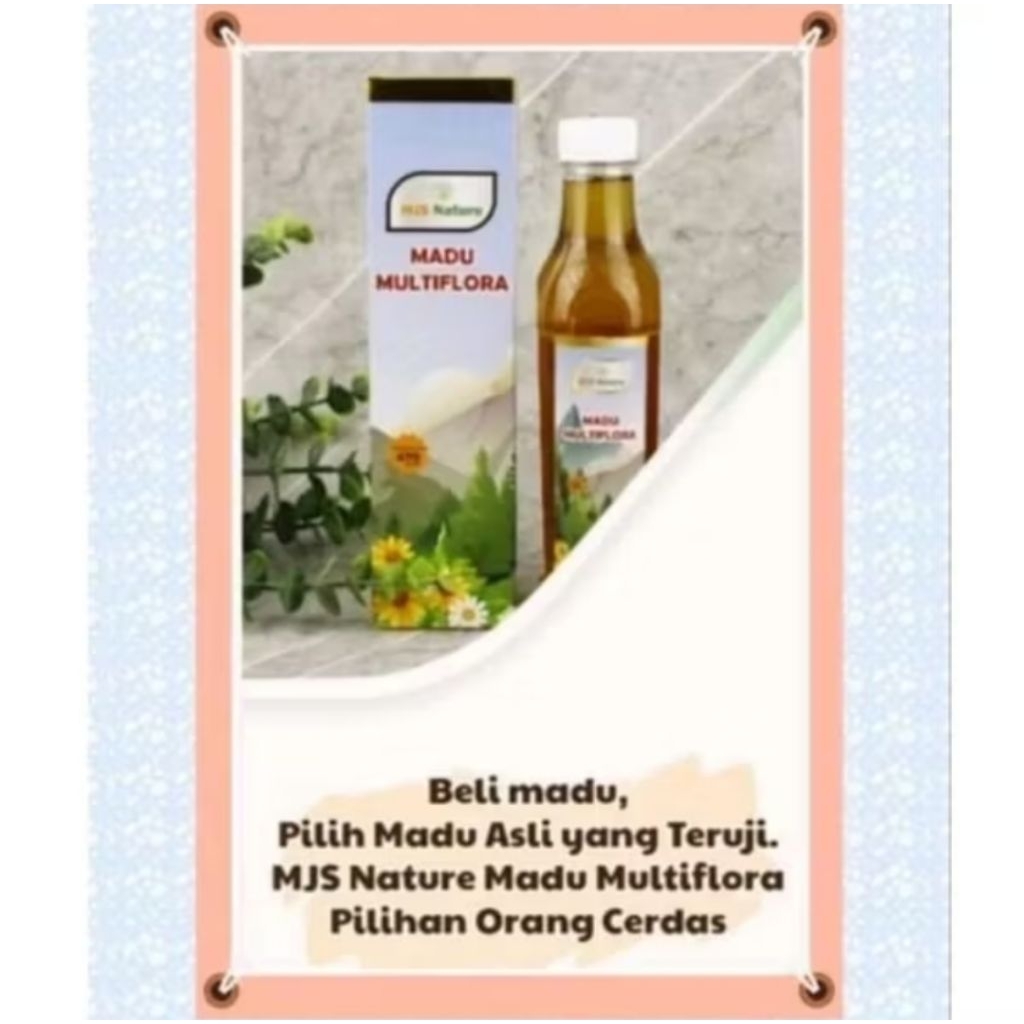

MJS Nature Madu Multi Flora 470gr - Madu Asli MultiFlora