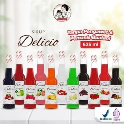 

Sirup Delicio Botol Plastik 625 ml – Tanpa Pengawet & Pemanis Buatan