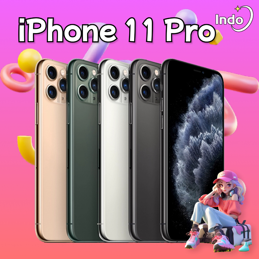iPhone 11 Pro 64GB 256GB Second fullet 5.8" Sinyal All operater unlocked 100%Original Phone 11Pro