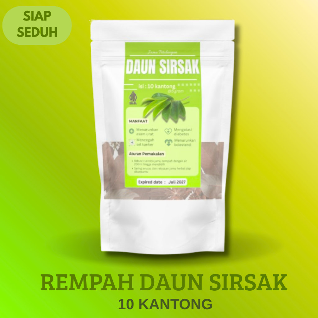 

rempah herbal daun sirsak 10kantong
