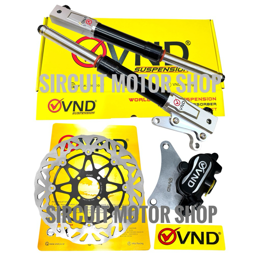 SHOCK DEPAN VND MIO & FAZZIO & M3 / CAKRAM VND / KALIPER 2P VND MIO