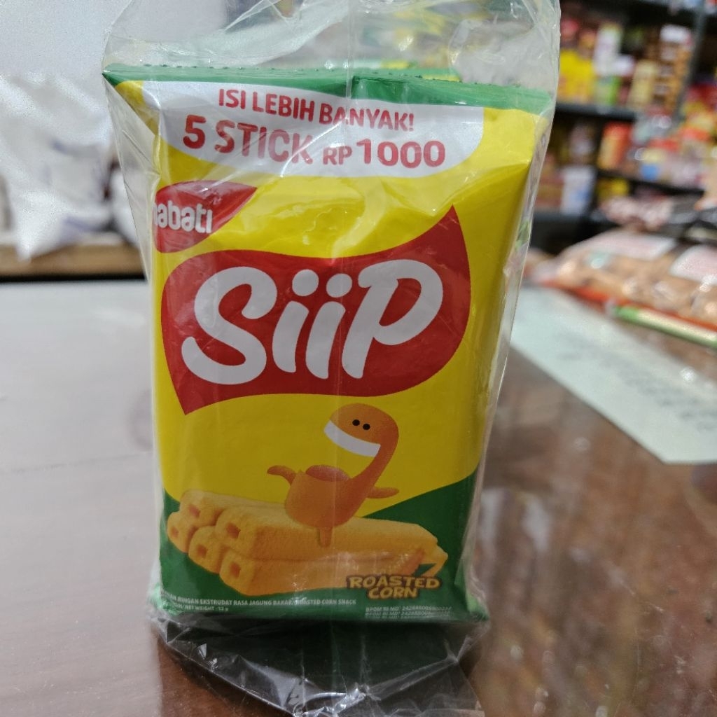 

Siip Nabati Jagung Bakar Renceng isi 10 Bks