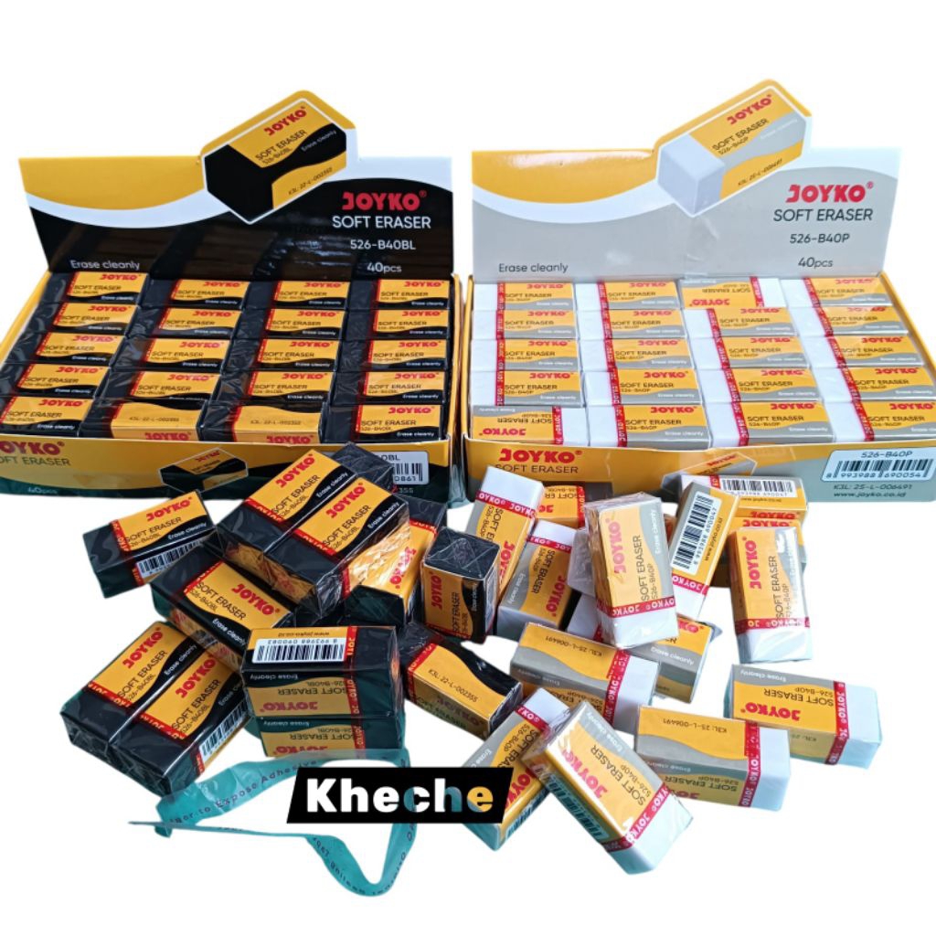 

(promo) penghapus ER-110 / penghapus warna warni 1 pak isi 40 pcs / 20 pcs