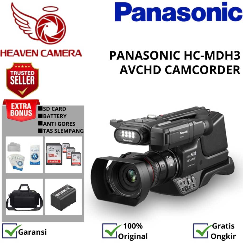 PANASONIC HC-MDH3 AVCHD CAMCORDER / CAMCORDER PANASONIC HC-MDH3 / PANASONIC HC-MDH3 / PANASONIC MDH3