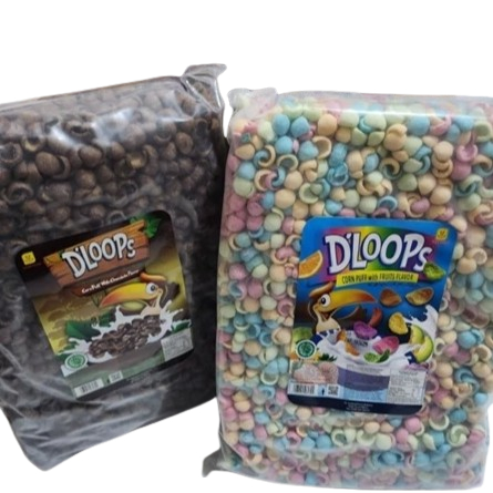 

Dloops Sereal Coklat Dan Buah 1Kg Varian Rasa