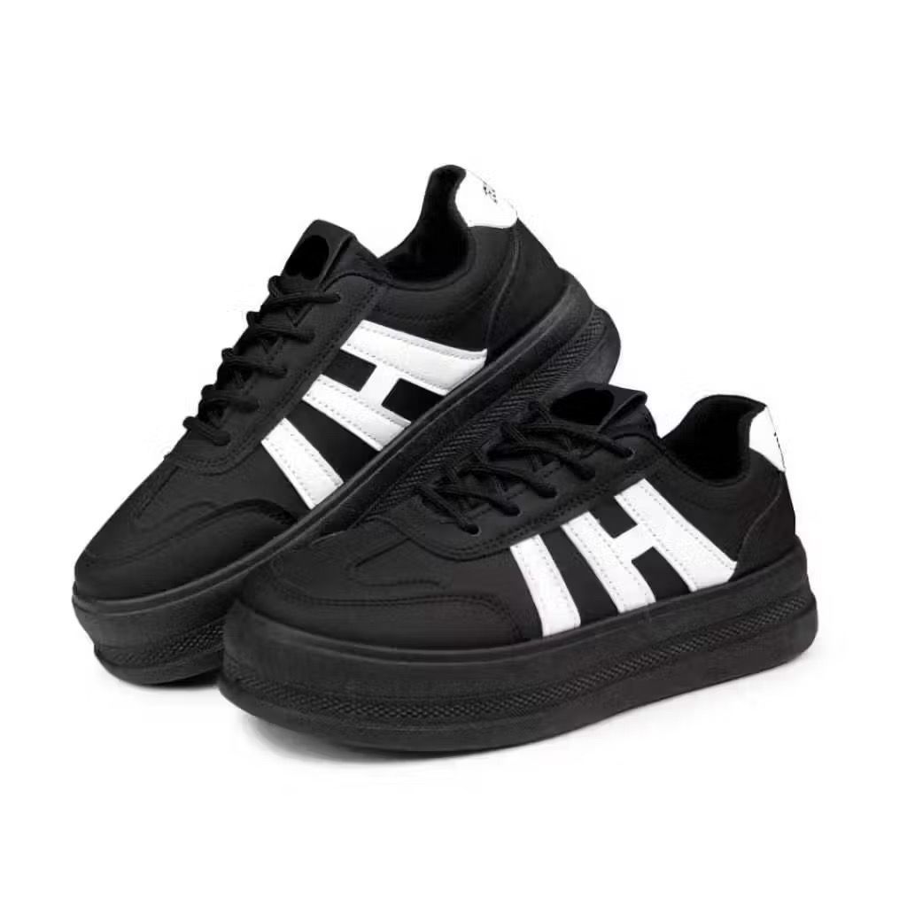 Sepatu Sneakers Kasual Bertali Sepatu Wanita Terbaru Sepatu Wanita Kekinian Sepatu Wanita sekolah Se