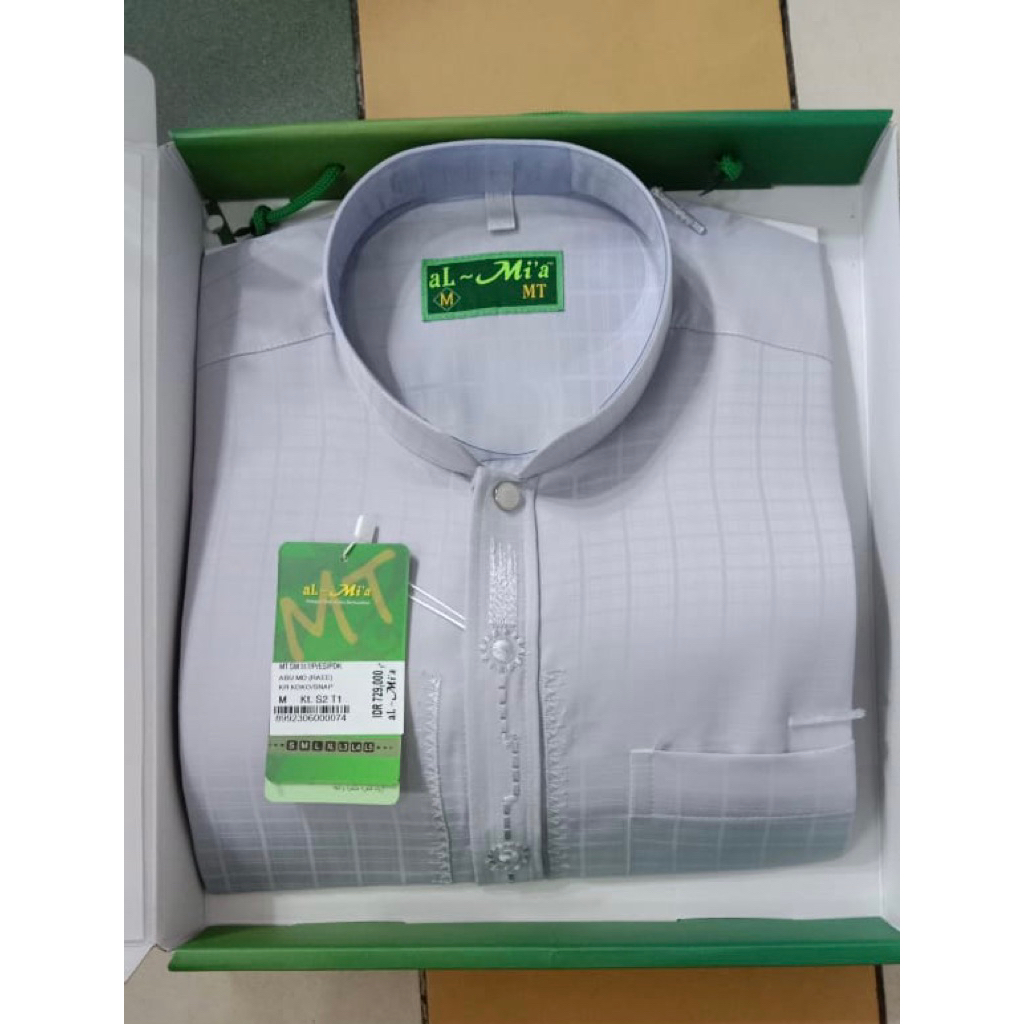 baju Koko al - Mia mt lengan pendek 100 % original pree dus