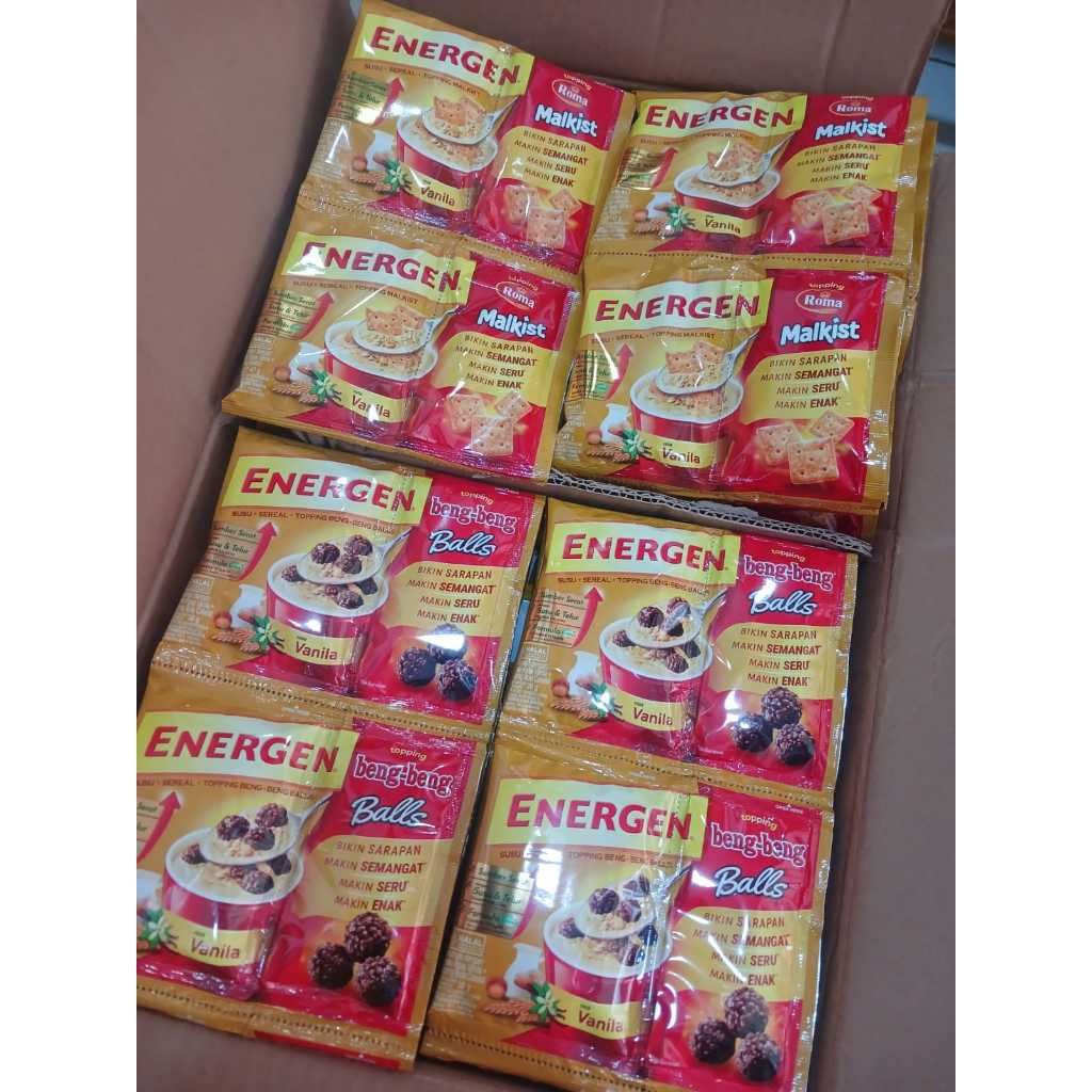 

Energen Beng Beng Balls / Roma Malkist(1 Renceng isi 10 Pcs)