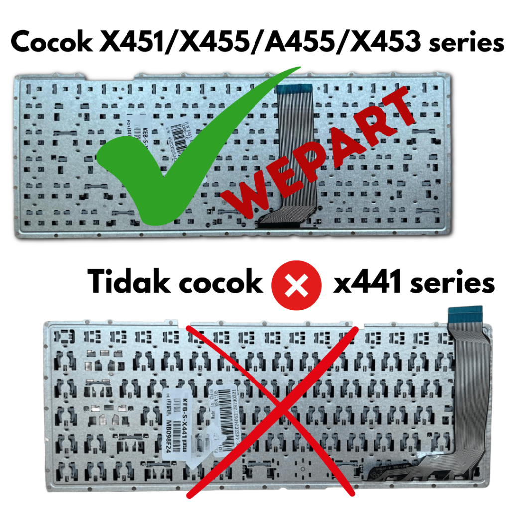 Keyboard Laptop Asus X454Y X454YA X454L X454LA X454W X454WA