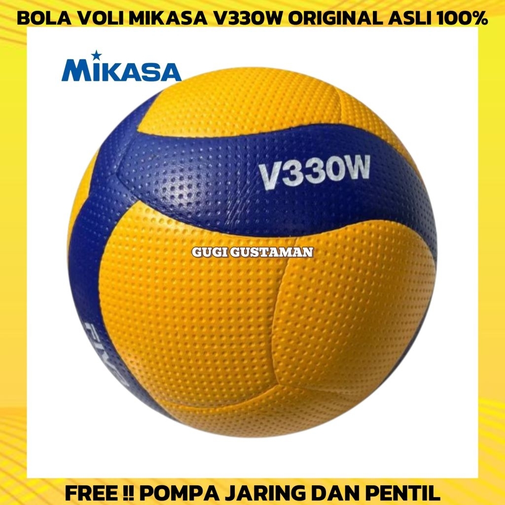 BOLA VOLLY MIKASA V330W ORIGINAL ASLI 100 %  - BOLA VOLI MIKASA ORI - GUGI GUSTAMAN