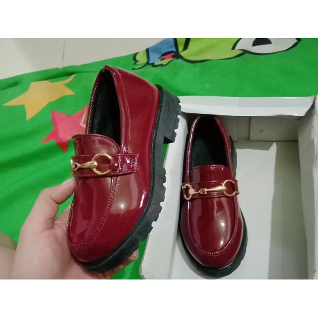PL sepatu anak Cewe uk 28/17cm Maroon