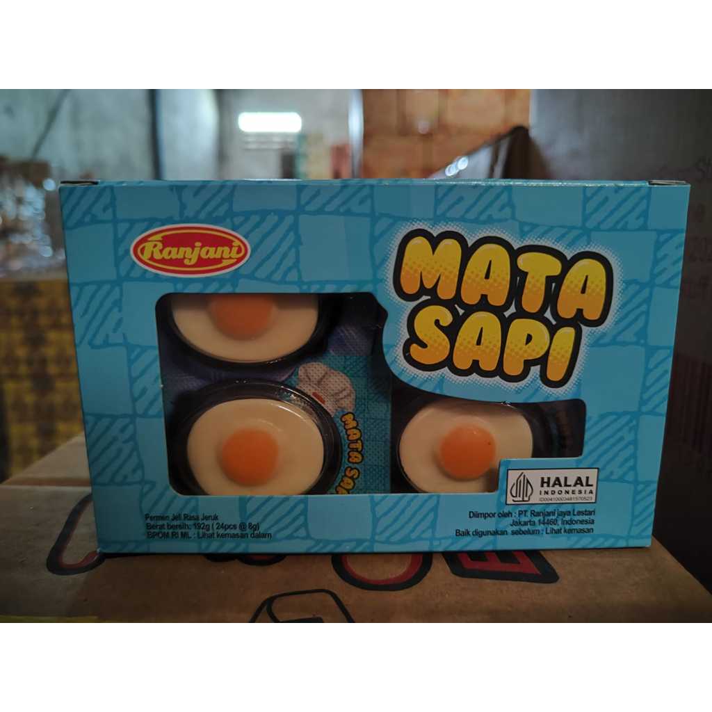 

permen ranjani bentuk mata sapi box