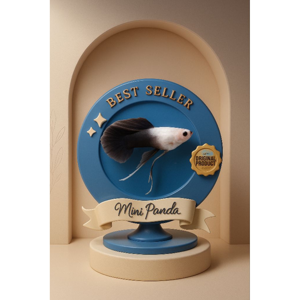 guppy mini panda snackskin ribbon