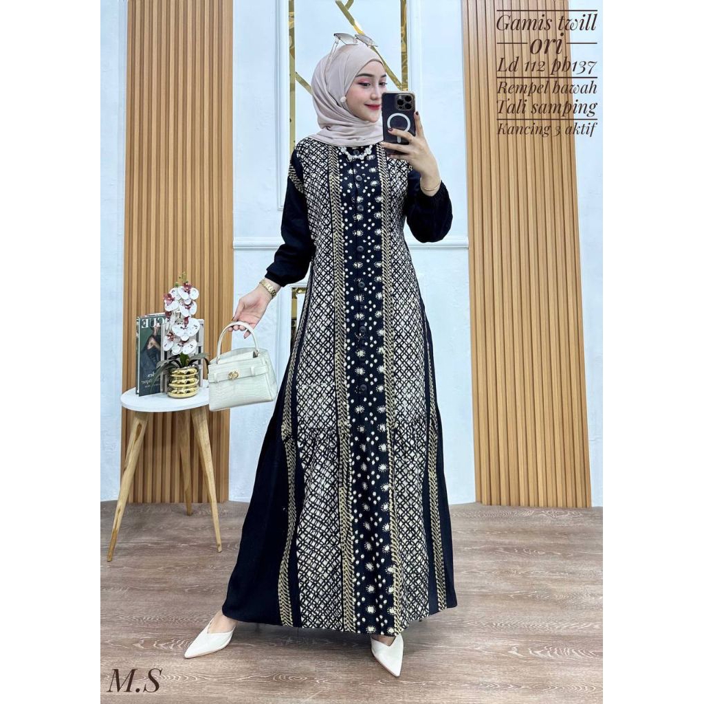 gamis Twill asli.gamis Twill cap malaman.gamis Twill pekalongan.grosir gamis twill