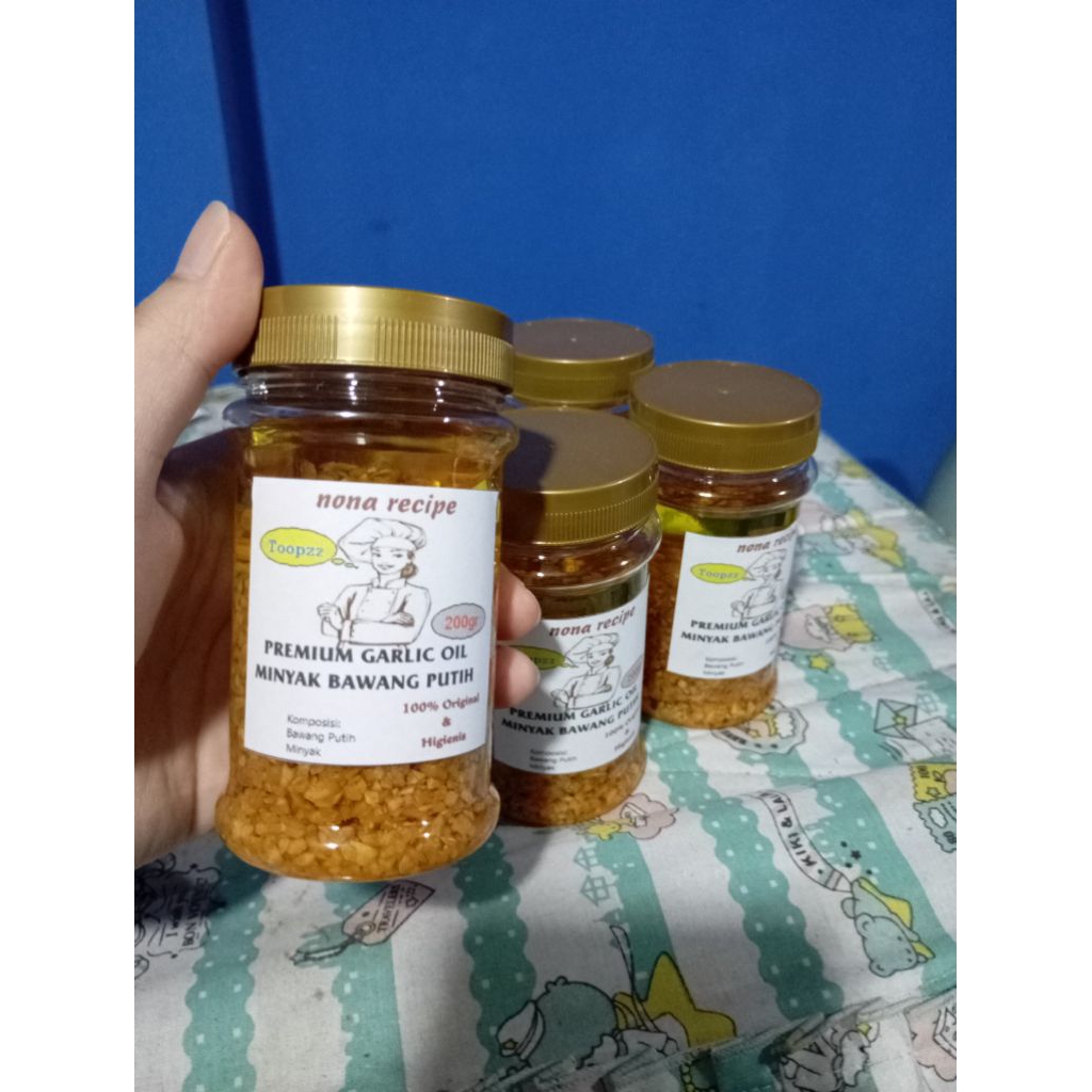 

garlic oil minyak bawang putih premium 200gr nona recipe