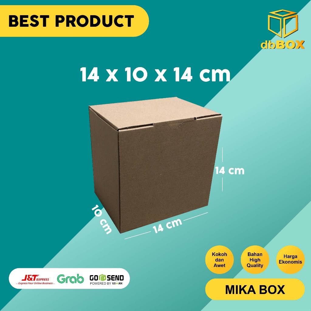 

( 10 Pcs ) Kardus uk. 14x10x14 cm...Die Cut untuk kotak Aksesoris dll, model box pizza