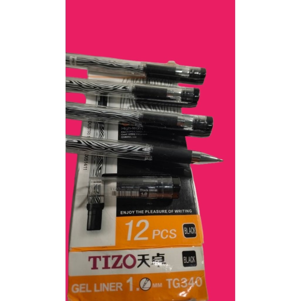 

Ballpoint (Pulpen/bolpen) Tizo Hitam-bijian