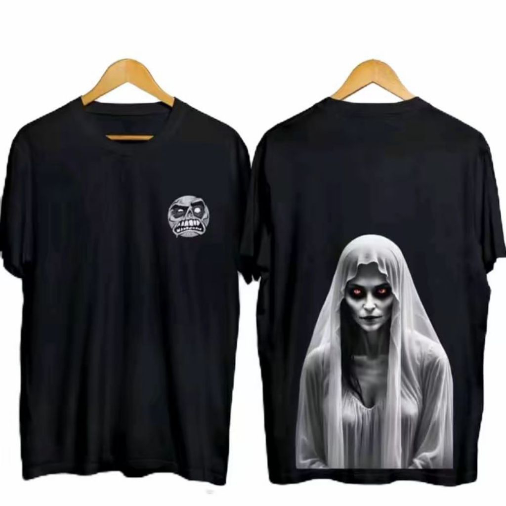 KAOS LENGAN PENDEK KUNTILANAK MATA MERAH BISA COD