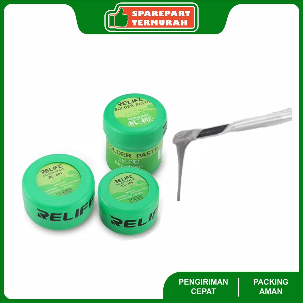 Timah Pasta Cetak IC 20G 30G 40G - Relife RL-400 401 402