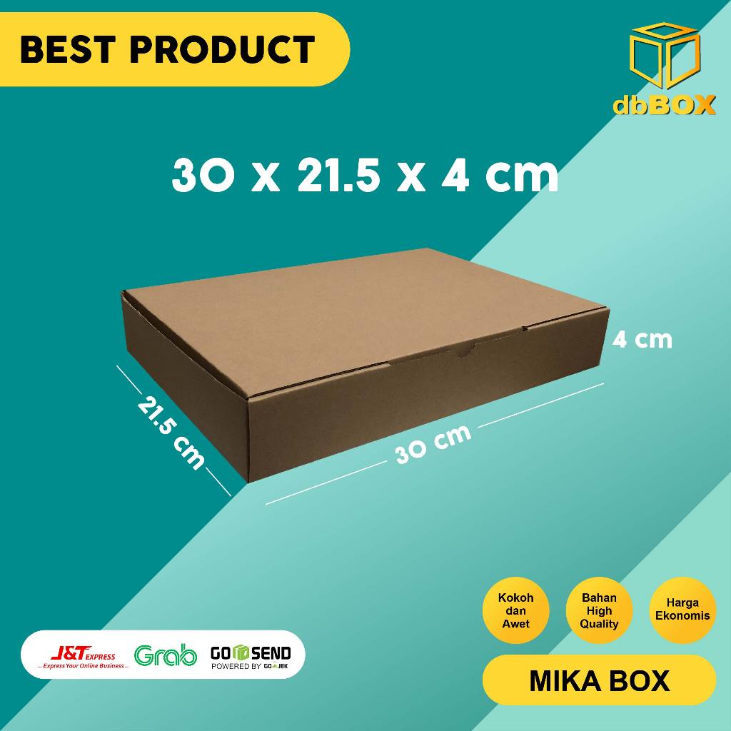 

(10 Pcs) Kardus uk. 30x21,5x4,5 cm Die Cut untuk kotak Aksesoris dll, model box pizza