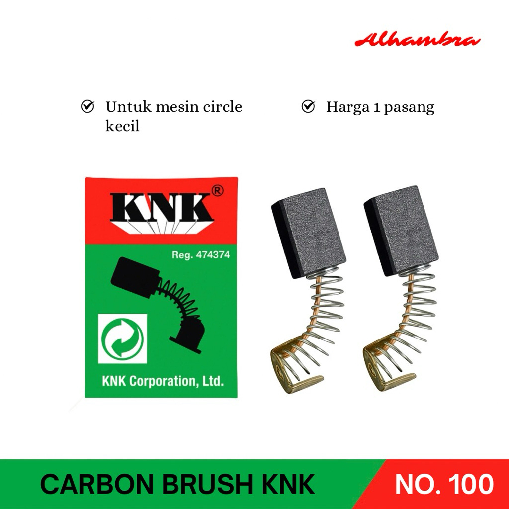 Carbon Brush KNK , Spul Arang Mesin Circle Kecil - CB 100
