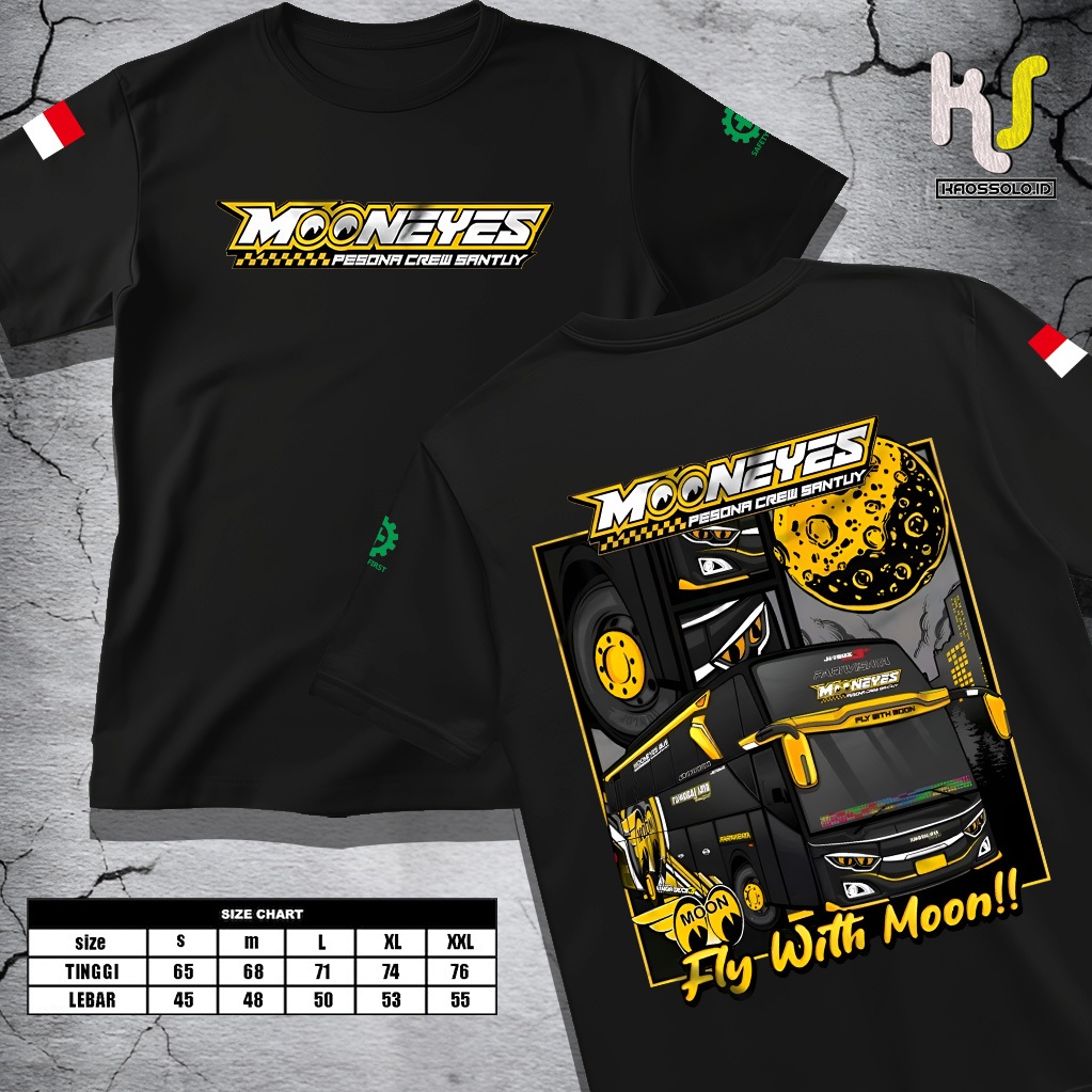 KAOSSOLO.ID- KAOS BUS MOONEYES - KAOS RACING PRIA DAN WANITA TERBARU DAN TERLARIS