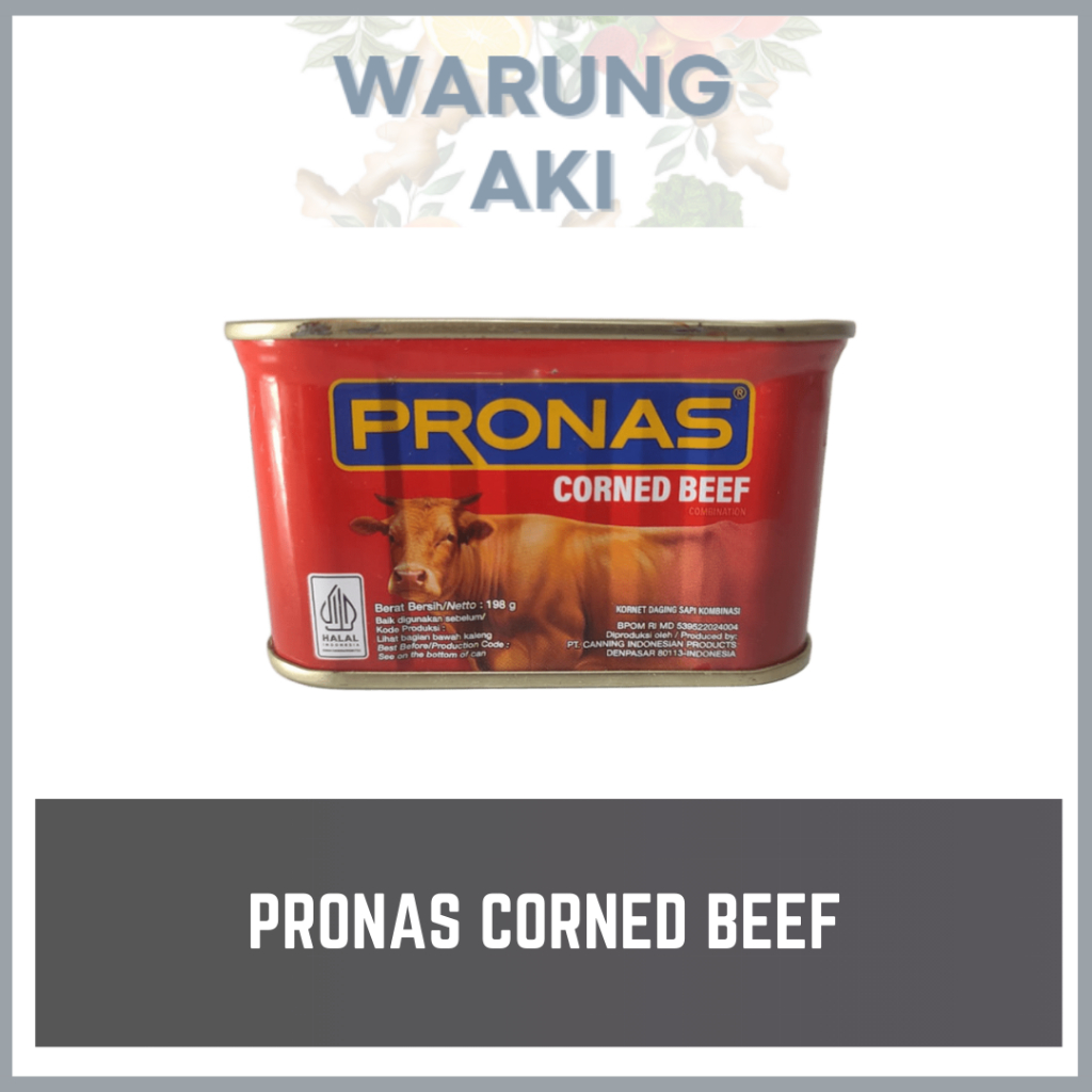 

Pronas Corned Beef Daging Sapi Instant Tahan Lama 198 gr
