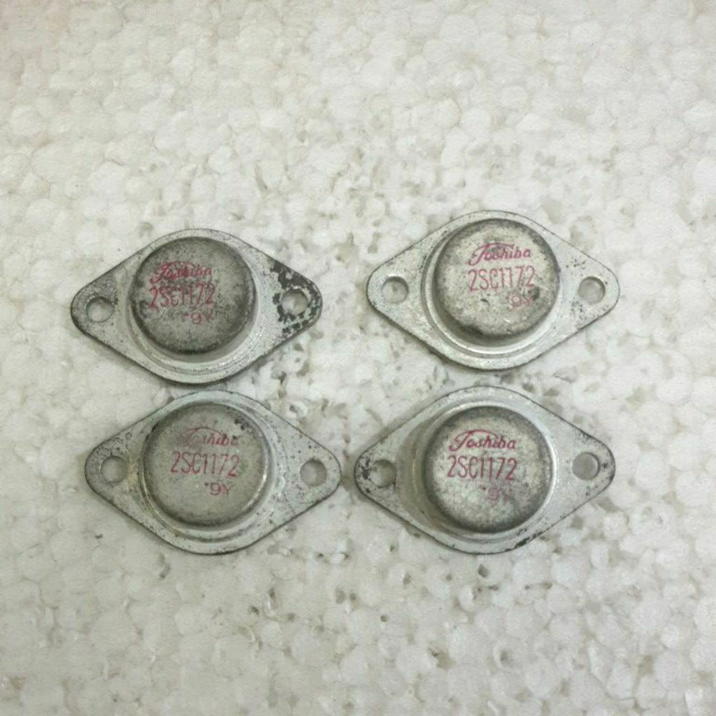 2 SC 1172  TRANSISTOR JENGKOL NPN TOSHIBA ASLI ORIGINAL