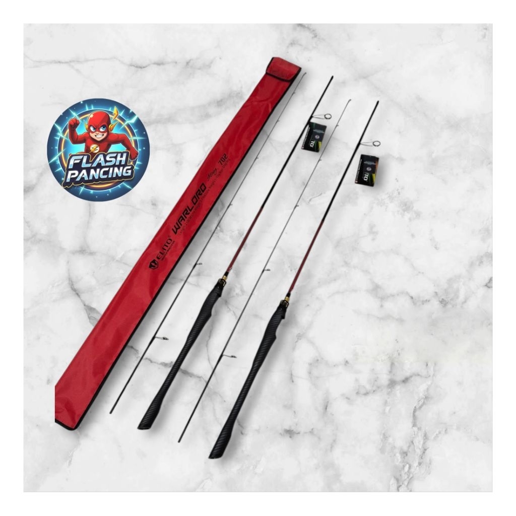 JORAN UL ELITO WARLORD SPINNING (662/702)(3-7lbs) - ultralight Carbon solid xwrap (Ring full fuji al