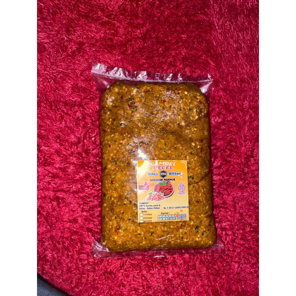 

SAMBEL PECEL BAROKAH MAKMUR KHAS BLITAR, kemasan plastik isi 500g