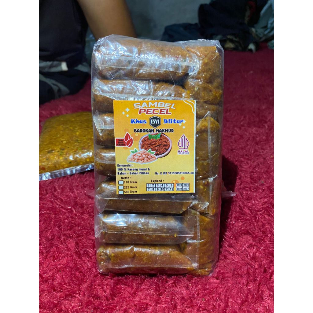 

SAMBEL PECEL KHAS BLITAR ,1 pcs isi 110g ,1 pack isi 10 pcs