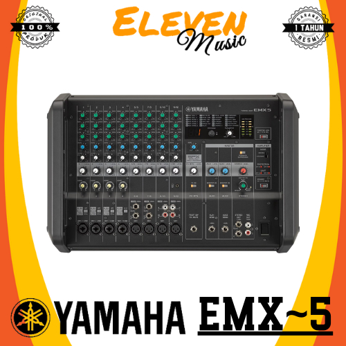 Yamaha Power Mixer EMX5 630W Stereo Powered Mixer Amplifier EMX-5 YAMAHA