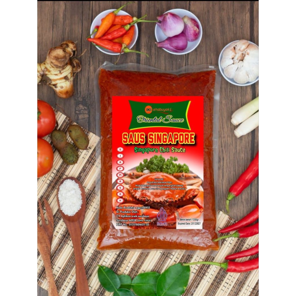 

NEW! Saus singapore 1kg Halal | singapore sauce | oriental sauce | saus chinese food