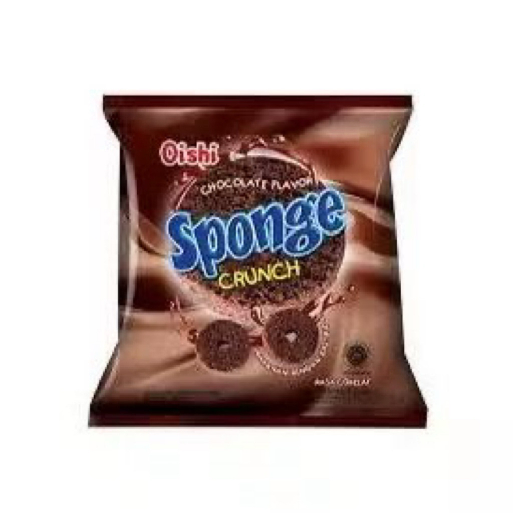 

Oishi Sponge Crunch Kecil - 9 gram Rasa Cokelat