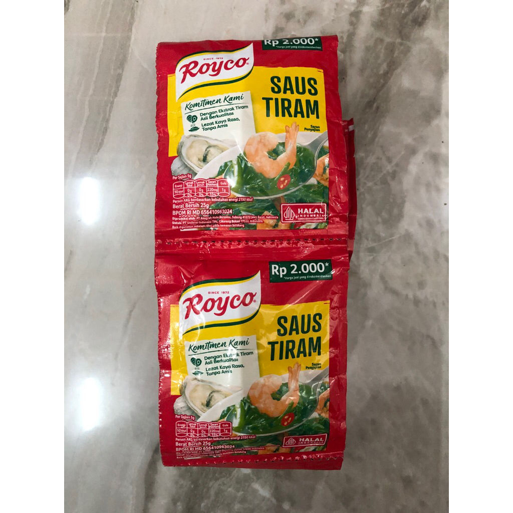 

Royco Saus Tiram 25 gr 1 Renceng isi 10pcs
